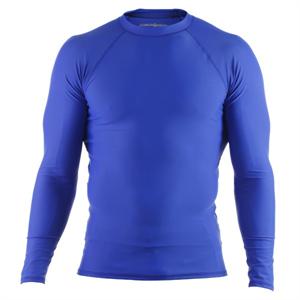 Clinch Gear Basic Blue Rashguard - Long Sleeve